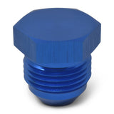 Russell Performance -4 AN Flare Plug (Blue) - 660180