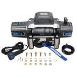 Superwinch 12000 LBS 12V DC 3/8in x 85ft Wire Rope SX 12000 Winch - Graphite - 1712200