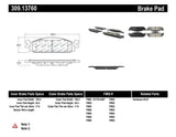 StopTech Performance Brake Pads - 309.13760