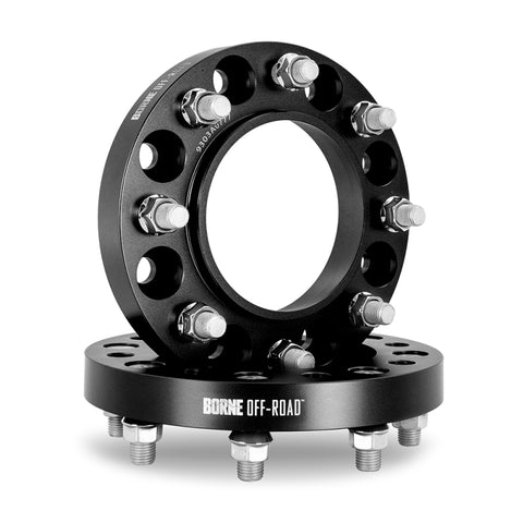 Mishimoto Borne Off-Road Wheel Spacers 8X165.1 121.3 45 M14 Blk - BNWS-006-450BK