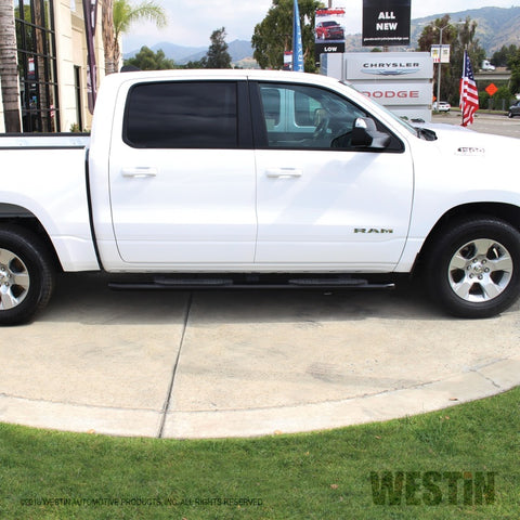 Westin 19-20 Ram 1500 Quad Cab (Excludes Ram 1500 Classic) PRO TRAXX 4 Oval Nerf Step Bars - Black - 21-24095