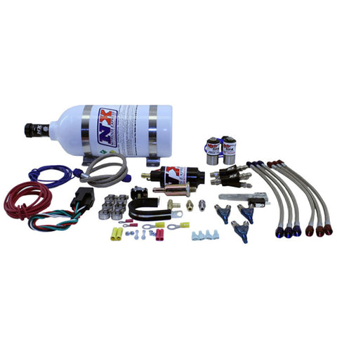 Nitrous Express Three Cyl Mainline Nitrous Kit w/2.5lb Bottle - 62027P