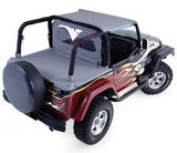 Rampage 1987-1991 Jeep Wrangler(YJ) Cab Soft Top And Tonneau Cover - Black Denim - 992015