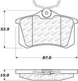 StopTech Street Select Brake Pads - Rear - 305.03400