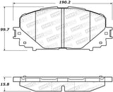 StopTech Street Brake Pads - Front - 308.16280