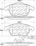 StopTech Street Select Brake Pads - Front - 305.11070