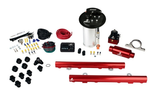 Aeromotive 10-17 Mustang GT Stealth A100 Street Fuel Pump System w/Fuel Rails - 17325