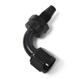 Russell Performance -6 AN 90 Degree Hose End Without Socket - Black - 615163