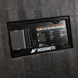 Mishimoto Universal Carbon Fiber Intercooler - Gloss Tanks - 525mm Gold Core - C-Flow - G V-Band - MMINT-UCF-G5G-C-G