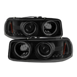 Spyder GMC Sierra 1500/2500 99-06 Projector Headlights CCFL Halo LED Blk Smke PRO-YD-CDE00-CCFL-BSM - 5078704