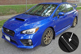 Rally Armor 15-21 Subaru WRX/STI (Sedan ONLY) Black UR Mud Flap w/ White Logo - MF32-UR-BLK/WH