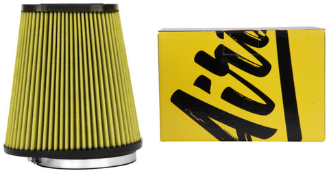 Airaid Universal Air Filter - Cone 6in FLG x 9-1/2x7-1/2in B x 6-3/8x3-3/4in Tx9-1/2in H Synthamax - 725-127