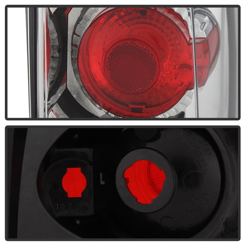 Spyder Cadillac Escalade SUV (Not EXT)02-06 Euro Style Tail Lights Chrome ALT-YD-CE02-C - 5001603