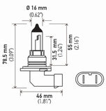 Hella Bulb 9006/Hb4 12V 55W P22D T4 (2) - 9006TB