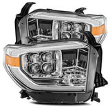 AlphaRex 14-19 Toyota Tundra NOVA LED Projector Headlights Plank Style Chrome w/Activ Light/DRL - 880771