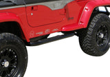 Rampage 1987-1995 Jeep Wrangler(YJ) 3 Inch Round Nerf Bar - Black - 8825