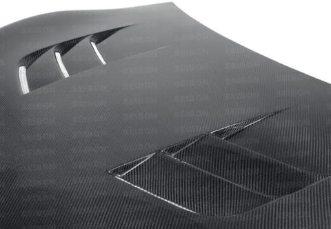 Seibon 12-13 BRZ/FRS TS Style Carbon Fiber Hood - HD1213SCNFRS-TS