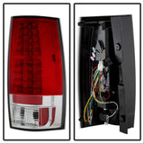 Spyder Chevy Suburban/GMC Yukon/Yukon Denali 07-14 LED Tail Lights Red Clear ALT-YD-CSUB07-LED-RC - 5002150