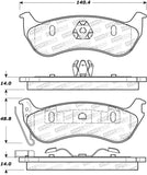 StopTech Street Select Brake Pads - 305.09640