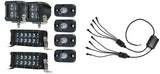 Hella Value Fit Kit 8in Light Bars - 8x Converter - Cube Lights x 2 - Rocker Lights x 4 - 357212301