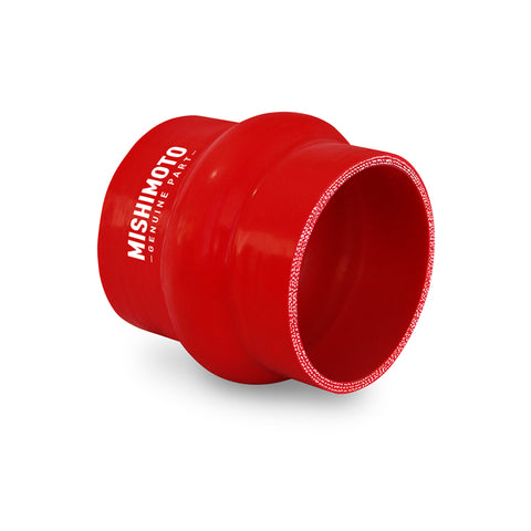 Mishimoto 4in. Hump Hose Silicone Coupler - Red - MMCP-4HPRD