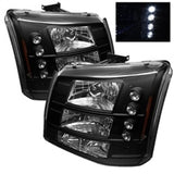 Spyder Chevy Silverado 1500/2500 03-06 Bumper Lights Crystal Headlights Blk HD-YD-CS03-1PC-AM-BK - 5012395