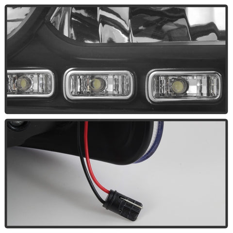 Xtune Dodge Charger 06-10 1Pc LED Crystal Headlights Black HD-ON-DCH05-1PC-LED-BK - 5017635