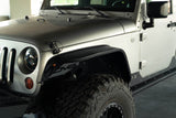 DV8 Offroad 07-18 Jeep Wrangler JK Slim Fender Flares - FDJK-07