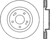 StopTech 08-16 Mitsubishi Lancer Sport Drilled Left Front Rotor - 128.46076L