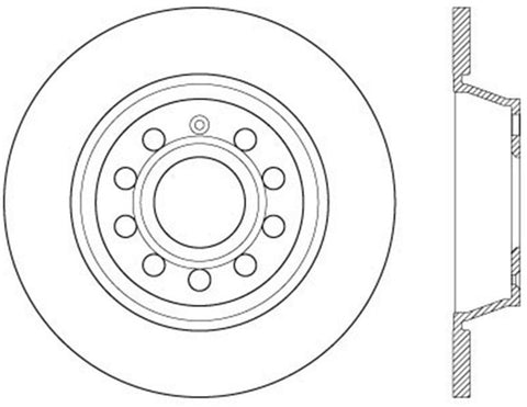 StopTech Drilled Sport Brake Rotor - 128.33129R