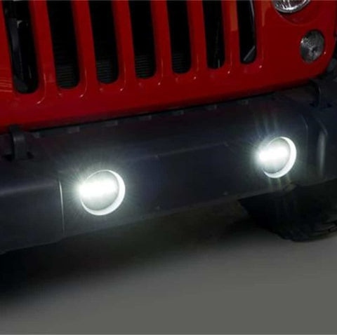 Putco 10-18 Jeep Wrangler JK - Luminix High Power LED Fog Lamps - 1 (Pair) - 2400LM - 12001