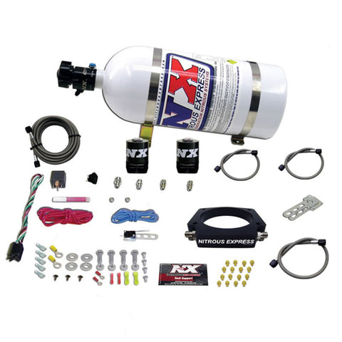 Nitrous Express GM LS 102mm Nitrous Plate Kit (50-400HP) w/10lb Bottle - 20933-10