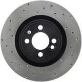 StopTech Sport Cross Drilled Brake Rotor - Front Left - 128.34114R