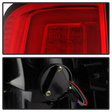 Spyder 13-14 Dodge Ram 1500 LED Tail Lights - Red Clear ALT-YD-DRAM13V2-LED-RC - 5084071