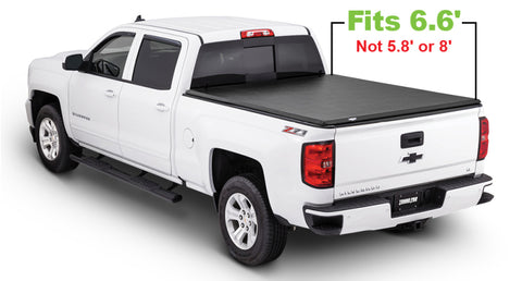 Tonno Pro 15-19 Chevy Silverado 3500 6.6ft Fleetside Hard Fold Tonneau Cover - HF-158