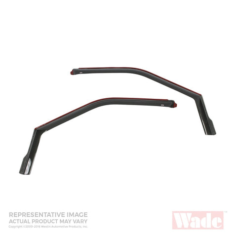 Westin 2004-2010 Scion tC Wade In-Channel Wind Deflector 2pc - Smoke - 72-88477