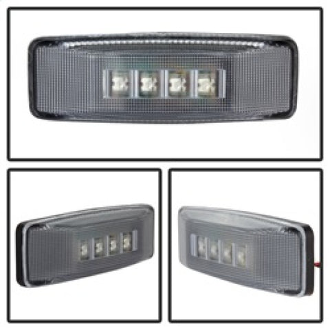 Xtune Dodge Ram 94-02 Dually 2 Red LED+2 Amber LED Fender Lights 4pcs Clear ACC-LED-DR94-FE-C - 9924699