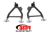 BMR 94-04 Mustang Lower A-Arm (Coilover Only) w/ Adj. Rod End and STD. Ball Joint - Black Hammertone - AA042H