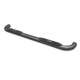 Lund 01-13 Chevy Silverado 1500 Crew Cab (Body Mount) 4in. Oval Curved Steel Nerf Bars - Black - 23487363