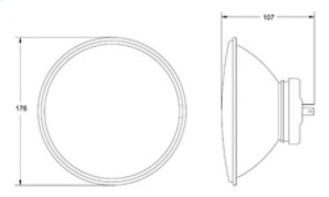 Hella Headlamp Esh Fa Gn Mgs12 53396 1A6 - 002395801