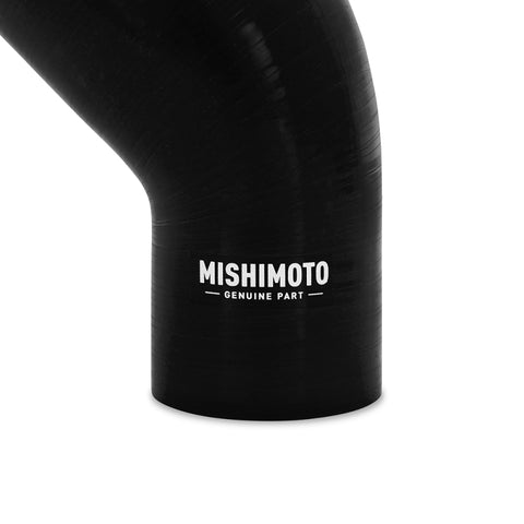 Mishimoto Silicone Reducer Coupler 45 Degree 3in to 4in - Black - MMCP-R45-3040BK