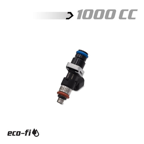 BLOX Racing Eco-Fi Street Injectors 1000cc/min w/1/2in Adapter Honda K Series (Single Injector) - BXEF-04914.14.K-1000-SP