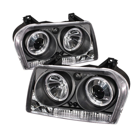 Spyder Chrysler 300 05-08 Projector Headlights LED Halo LED Blk (Not Included) PRO-YD-C305-HL-BK - 5009180