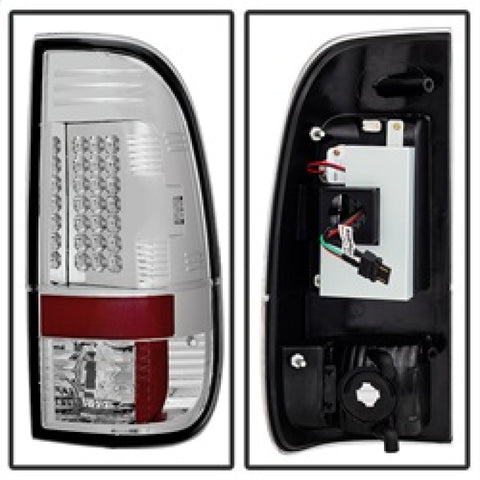 Spyder Ford Super Duty 08-15 LED Tail Lights Chrome ALT-YD-FS07-LED-C - 5003904