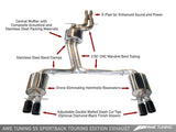 AWE Tuning B8 / B8.5 S5 Sportback Touring Edition Exhaust - Resonated - Chrome Silver Tips - 3415-42012