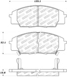 StopTech Street Touring 00-09 S2000/06+ Civic Si Front Brake Pads - 308.08290