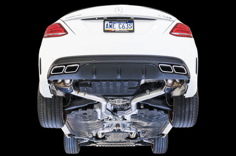 AWE Tuning Mercedes-Benz W205 AMG C63/S Coupe SwitchPath Exhaust System - for Non-DPE Cars - 3025-31040