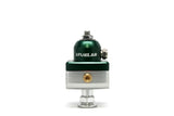 Fuelab 575 Carb Adjustable Mini FPR Blocking 10-25 PSI (1) -6AN In (2) -6AN Out - Green - 57503-6