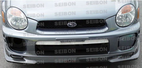 Seibon 02-03 Subaru WRX GD Carbon Fiber Front Lip - FL0203SBIMP-GD