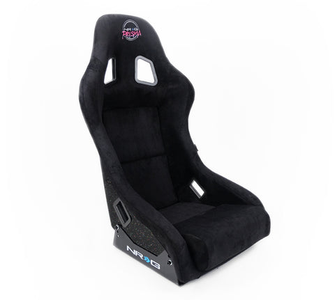 NRG FRP Bucket Seat Prisma Edition w/ Pearlized Back (Medium) - FRP-303BK-PRISMA